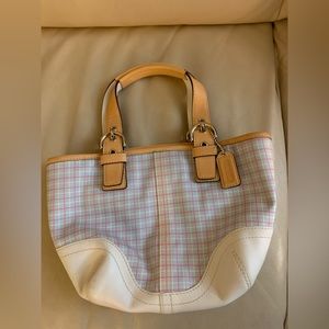 Coach Summer Light Blue Bag!  Brand new!